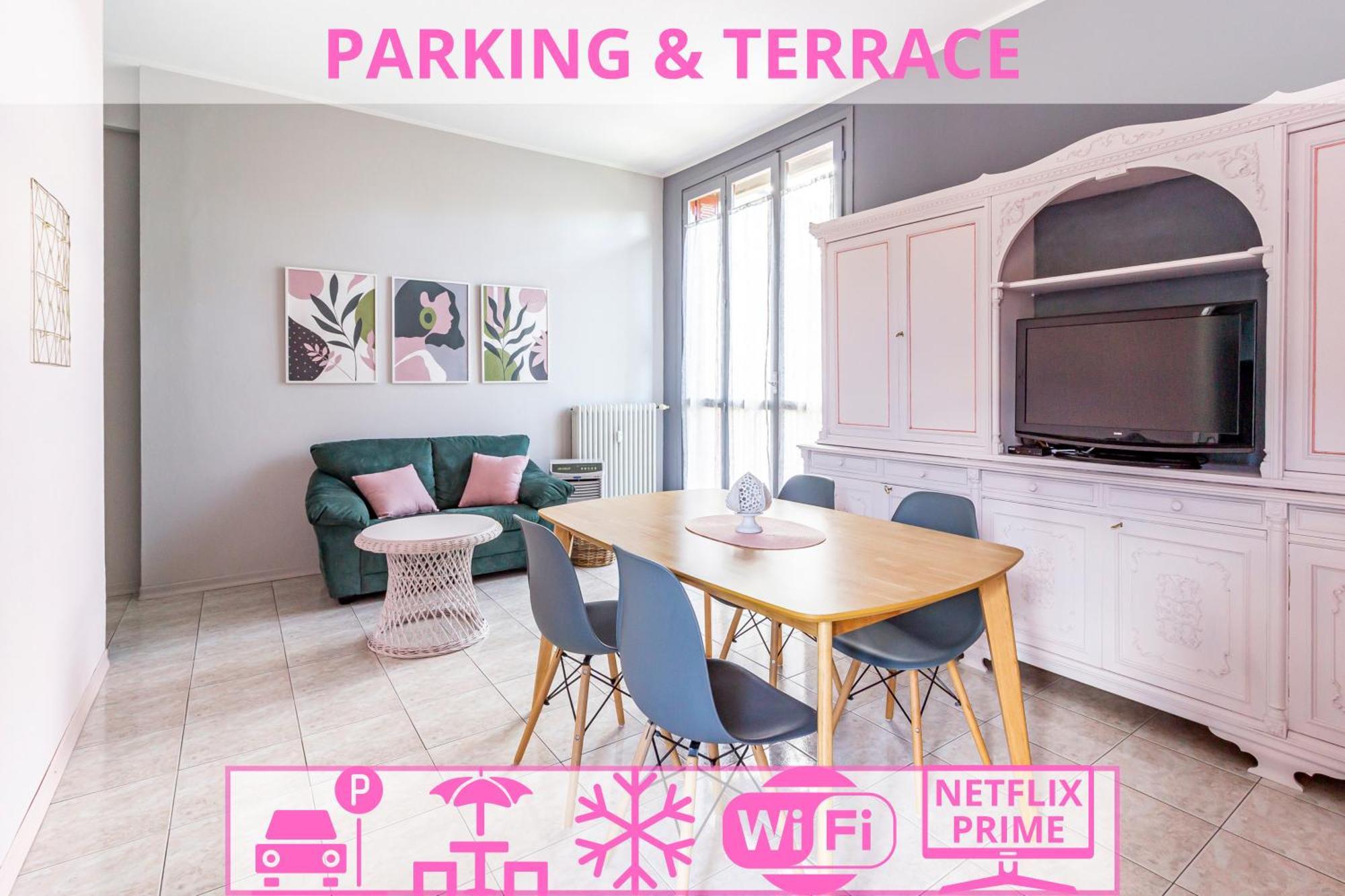 דירות קומו Parking & Terrace - Large 90 Mq - Self Check-In & Remote Access מראה חיצוני תמונה